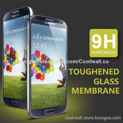 Tempered Glass Screen Protector for Samsung S4/S3, Anti-finger Print, OEM Services Provided